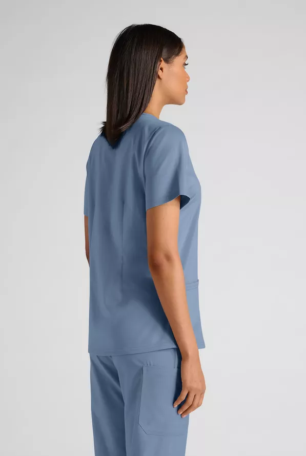 Ladies Scrub Shirt – Chest Pocket