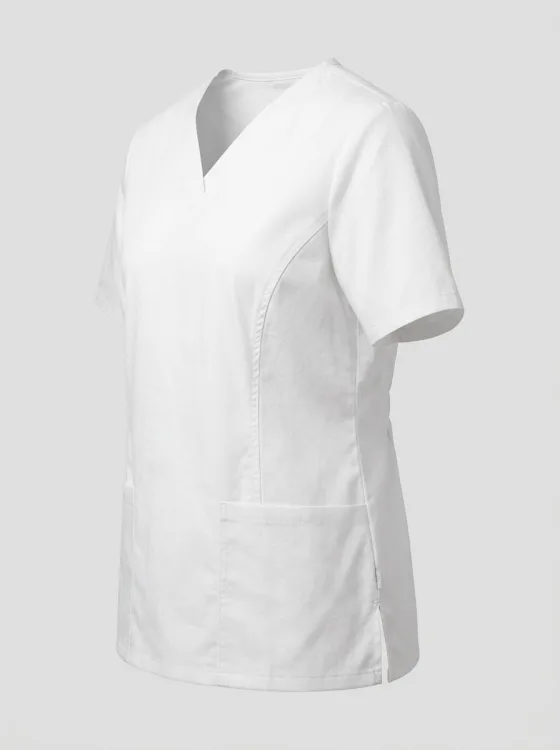 Gents Scrub Shirt – Cotton White