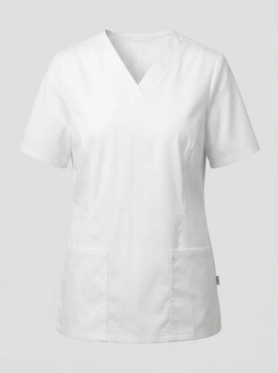 Gents Scrub Shirt – Cotton White