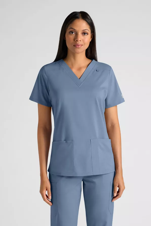 Ladies Scrub Shirt – Chest Pocket