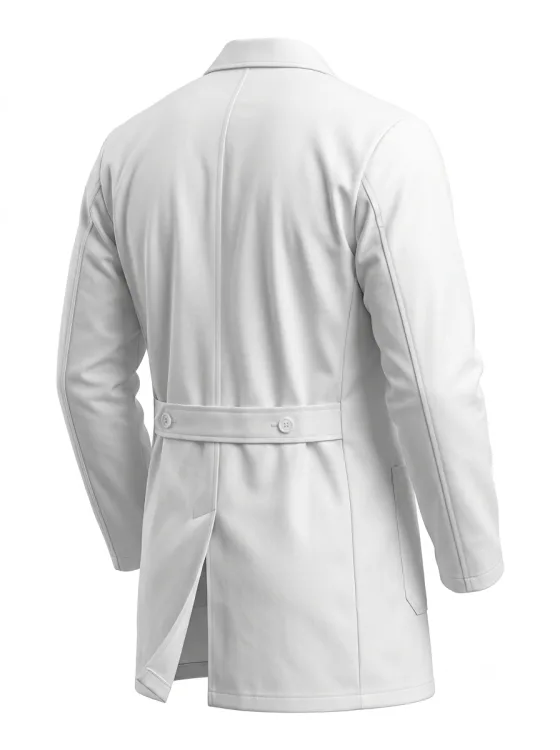 Gents Coat – 100% Cotton White