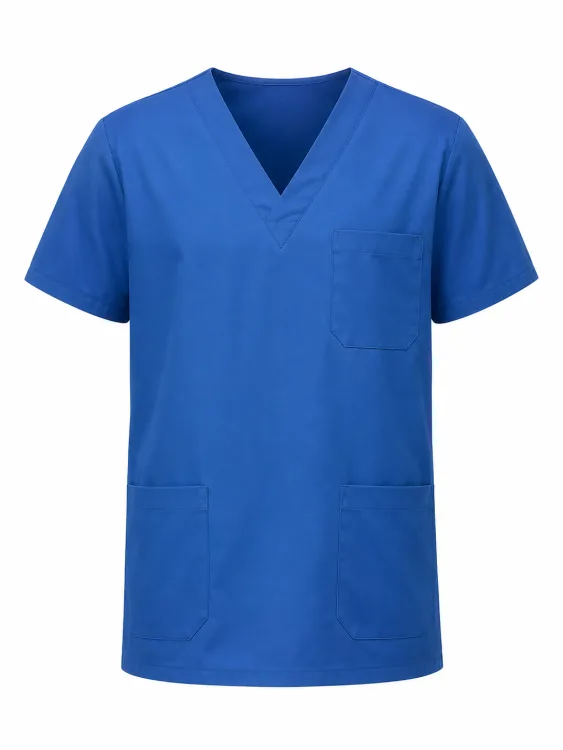 Gents Scrub Shirt – Cotton Blue